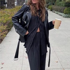 Pleated pant set - Blogger special - loungewear